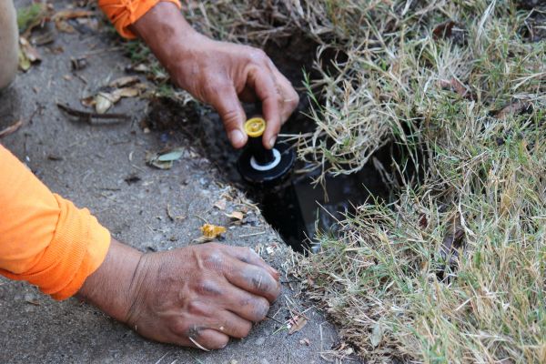 Outdoor Sprinkler Repair